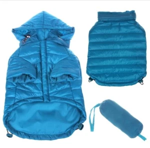 Pet Life "Sporty Avalanche" leichter wetterfester Mantel ♡blau♡ große verstaubare Jacke - Bild 1 von 12