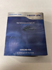Masscool 80mm Cooling Fan 3-Pin Motherboard / 4-Pin PSU Connector FD08025S1M3/4 - Picture 1 of 2