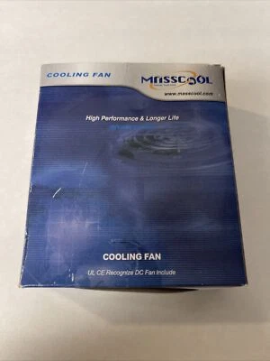Masscool 80mm Cooling Fan 3-Pin Motherboard / 4-Pin PSU Connector FD08025S1M3/4 - Image 1 of 2