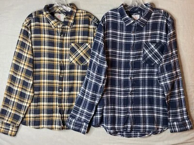 Cloudveil Mens Flannel Shirts Size 2XL Check/Plaid Lot of 2 Button Down - Image 1 of 4