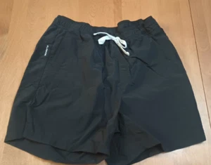 Pantaloncini sportivi North Face uomo neri medi Flash DR North face logo sulla gamba - Foto 1 di 10