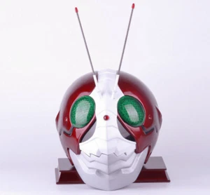 Casco Masked Rider V3 Kamen Rider 1/1 Kamen Resina Portátil Led Cosplay Personalizado - Imagen 1 de 4