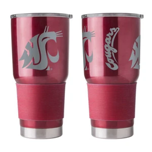 Washington State Cougars Travel Tumbler 30oz Ultra Red CO - Picture 1 of 1