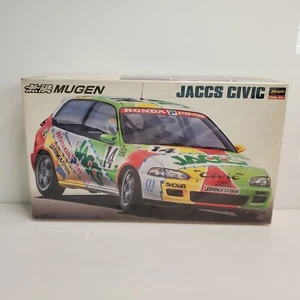 Rare Vintage Hasegawa JACCS Mugen #14 Honda Civic EG6 Model Kit 25105 1993 - Picture 1 of 6