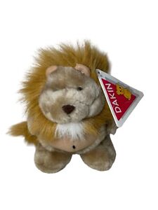 Dakin Lion Plush 6 Inch Stuffed Animal toy Pot Belly No Noise Vintage 1993