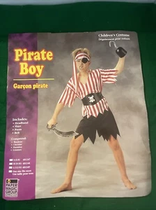 Vintage 1999 New Pirate Boy Sz. Large 12/14 Kids Halloween Costume New! Read! - Picture 1 of 7