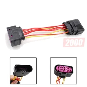 10 to 14 Pin Plug Headlight Wire Harness Connector Adapter for VW Tiguan Passa - Picture 1 of 7
