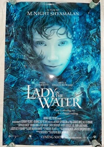 Lady in the Water x3 Cast Signed Poster 27x40 M. Night Shyamalan Paul Giamatti - Picture 1 of 7