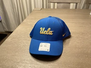 Nike Blue UCLA Bruins Legacy91 Swoosh Performance Flex Hat Blue Mesh Back | M/L - Picture 1 of 4