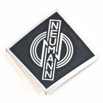 Neumann Logo Badge for Vintage U47 Microphone - Genuine Replacement - Image 1 of 4