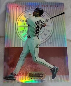 Ken Griffey Jr. 1995 Bowman's Best #49 JUMBO 5.75 x 4.25" 🔥REFRACTOR🔥 Mint HOF