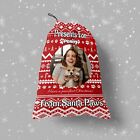 Santa Paws - Pet Christmas Eve Treat Bag - Personalised Dog Treat Gift