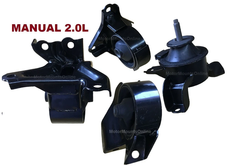 Soportes de motor 9MA758M 4 piezas aptos para motor manual de 2,0 L Kia Sportage 2005-2011 tracción delantera SUV Foto 1 de 1