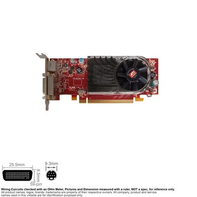 Controller Video Card DMS 59 S-Video 7-Pin PCIe ATI 102-B62902(B) 109-B62941-00 - Image 1 of 4