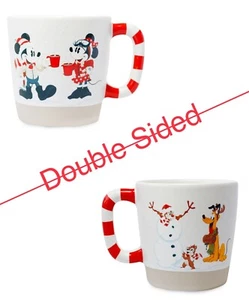 Disney Mickey Mouse & Friends Christmas Holiday Lodge Ceramic Coffee Mug 2021 - Picture 1 of 8