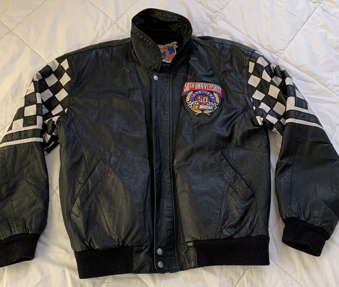 Nascar 50th Anniversary Leather Jacket for sale | eBay Nascar 50th Anniversary Leather Jacket for sale | eBay