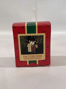 1988 Hallmark The Town Crier Christmas Ornament New in Box - Picture 1 of 12