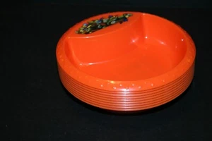9 NEW Teenage Mutant Ninja Turtles Orange Plastic Bowls BPA Free 2016 Viacom - Picture 1 of 7