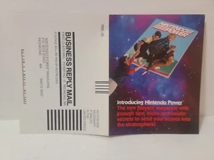 Introducing Nintendo Power Mail in Promo insert Business Reply NES Nice Shape - Picture 1 of 6