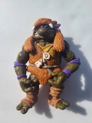 VTG TMNT Teenage Mutant Ninja Turtle Cave Don Donatello Figure 1993 TMNT Caveman - Image 1 of 4