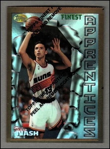 1996-97 Finest Refractors #75 Steve Nash BRONZE Rookie w/coating intact - NM-MT - Picture 1 of 2