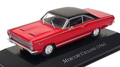 Altaya 1/43 Scale Diecast 16725K - 1966 Mercury Cyclone - Red/Black Roof — 第 1/4 张图片