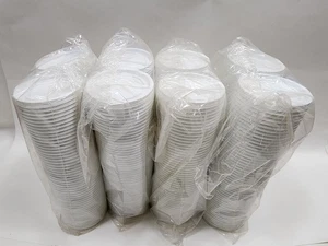 Vented Lids for 6 oz. Cups Or Containers (400/CT) New Techpak - Picture 1 of 8