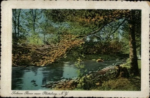Plattsburg,NY Salmon River c1910 New York Postcard - Picture 1 of 2