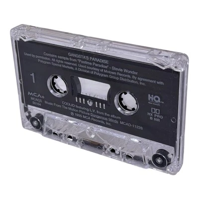 Coolio Cassette Single Gangsta's Paradise MCA 1995 Tape Vintage - Image 1 of 4