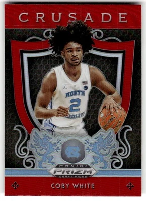 2019 Panini Prizm Draft Picks Coby White Prizms Red #61 - Image 1 of 2