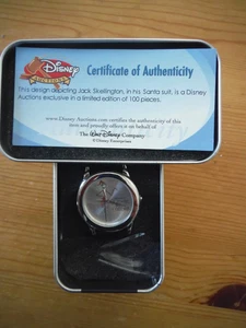 DISNEY Nightmare Before Christmas LE Auction Watch NEW never worn or displayed - Picture 1 of 2