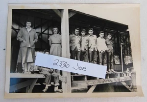 1952 Photo Group of Boys, Teachers at the Chemawa Indian School Salem, Oregon - Picture 1 of 4