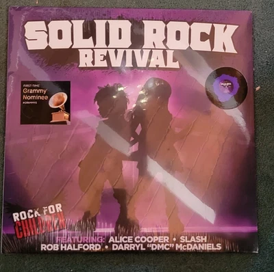 Alice Cooper, Slash, Rob Halford Solid Rock Revival Vinyl LP - Image 1 of 4