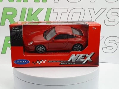 Porsche 911 Carrera S Welly 1/43 Rosso - Immagine 1 di 3