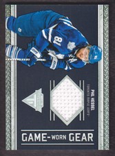 2011-12 Panini Titanium Hockey Game Worn Gear Jersey #28 Phil Kessel