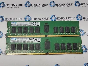 Set of 2 Samsung 8gb DDR4 Server RAM 2400 MHz 1rx4 M393A1G40DB1-CRC, SKU 12979 - Picture 1 of 1