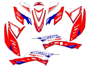 2008-2012 TRX 400 BINARY Red Senge Graphics Kit Compatible with Honda - Picture 1 of 7