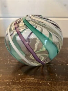 Gordon Redmond - Hand Blown Glass Vase - (Signed & Dated 1997) - Picture 1 of 7