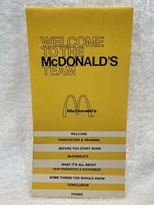 McDonalds 1971 "Willkommen im McDonald’s Teamheft" EXTREM SELTEN!!! NOS - Bild 1 von 14