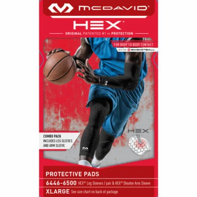 Paquete combinado de manga de brazo y pierna McDavid Hex Youth Shooter colores negro # 6446-6500 Foto 1 de 4