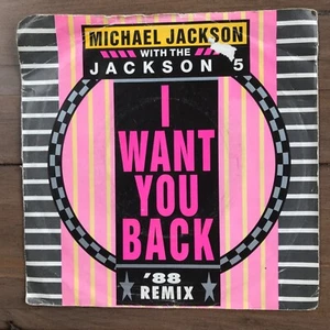 Jackson 5 I Want You Back 88 7” Vinyl VG/G+ PLAY TESTED - Picture 1 of 6