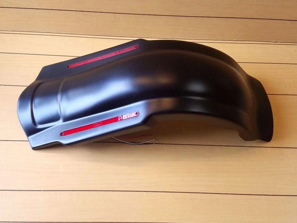 EXTENDED 2-1 CUT OUT REAR LED FENDER FOR TOURING BIKES 96-2013 - Image 1 of 2