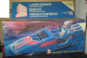 Big Jim Laser Raider Veicolo D' Attacco Mattel FONDO DI MAGAZZINO SPESE GRATIS - Foto 1 di 3