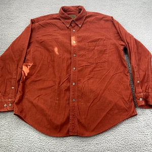 Pana grande naranja 100 % algodón de manga larga St Johns Bay para hombre - Imagen 1 de 9