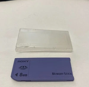 Sony Memory Stick 8MB with plastic storage case - Picture 1 of 2