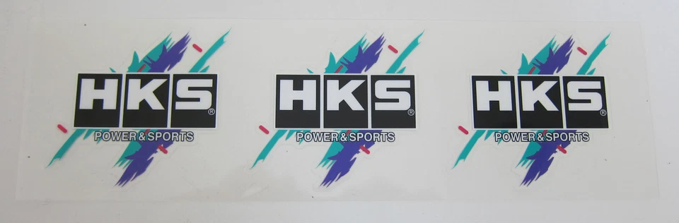Paquete de 3 calcomanías adhesivas HKS Splash Logo JDM 51003-AK122 Foto 1 de 4