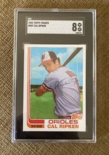 1982 Topps Traded Cal Ripken Jr. RC #98T SGC 8 NM-MTBaltimore Orioles Rookie