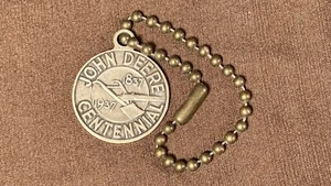 Vintage 1837 - 1937 John Deere Centennial Steel Plow by Julio Kilenyi Medal - Picture 1 of 5