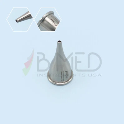 ESPÉCULO OR Grade Gruber Ear Specula ponta oval 2X2.5mm ID ENT Speculum - Imagem 1 de 4