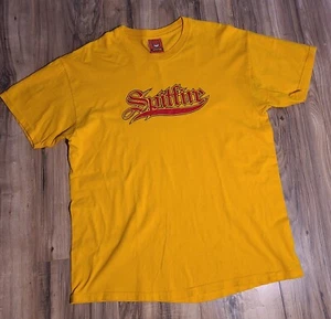 Spitfire Graphic Print Men's Vintage Skateboarding T-shirt Sz L (42-44) USA - Picture 1 of 4